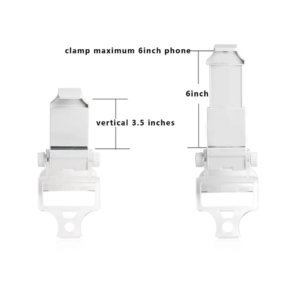 Mobile Phone Gaming Holder Clamp Handle Bracket for PS4 DualShock 4 Game Controller Gamepad Adjustable Clip black