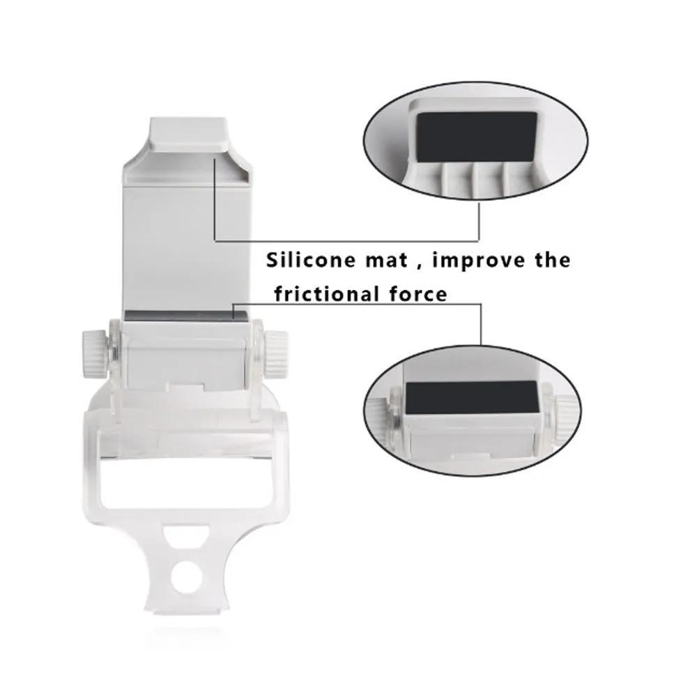 Mobile Phone Gaming Holder Clamp Handle Bracket for PS4 DualShock 4 Game Controller Gamepad Adjustable Clip black