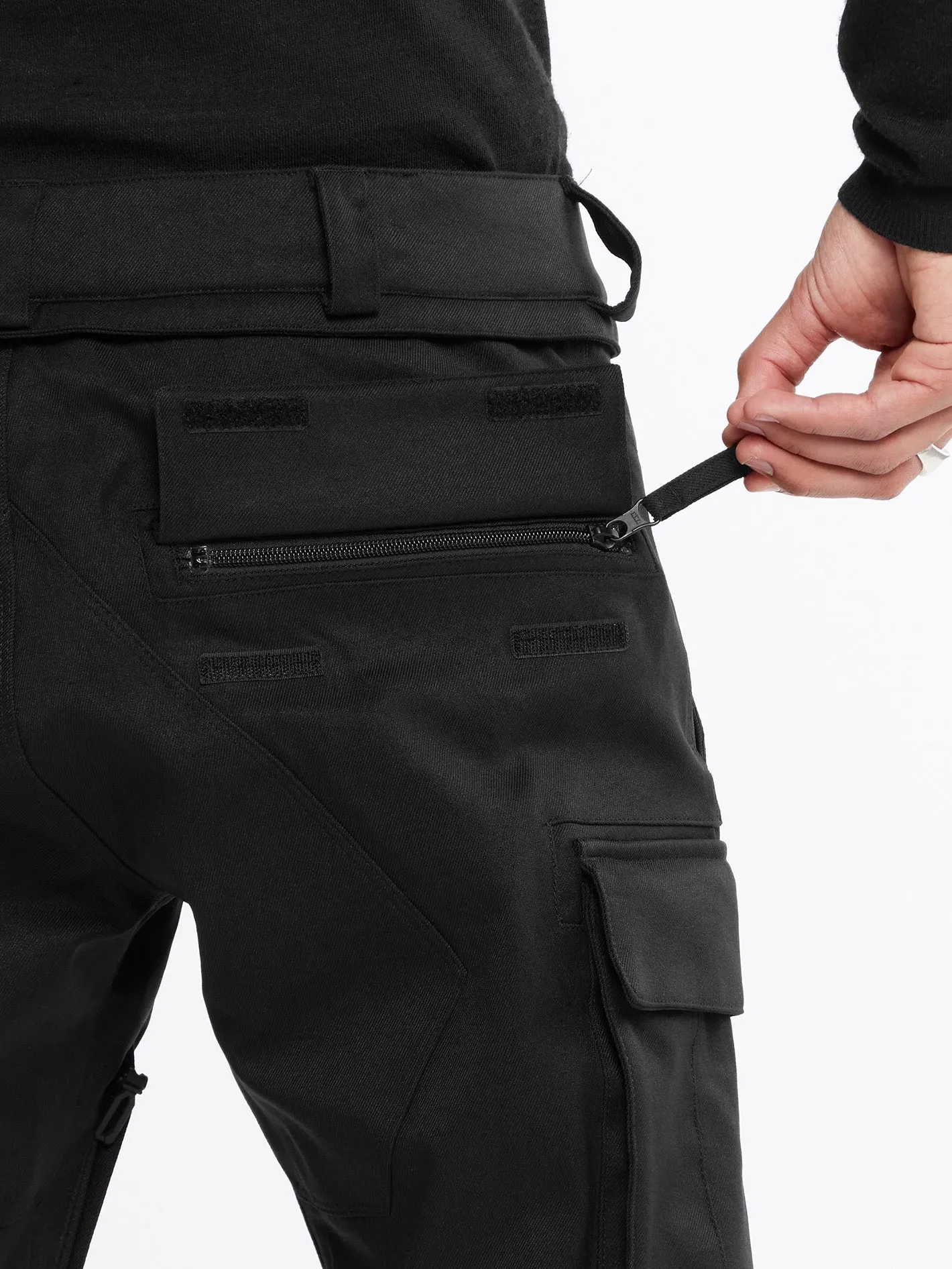 New Articulated Trousers - BLACK
