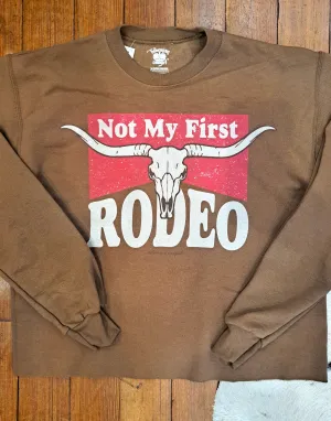 Not My First Rodeo Skull Sweatshirt
