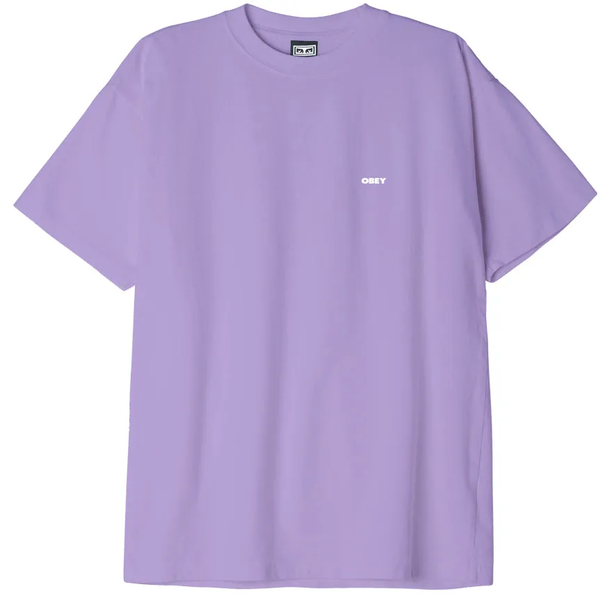 Obey bold icon heavyweight tee Digital lavender