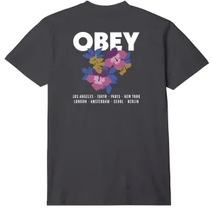 Obey floral garden tee