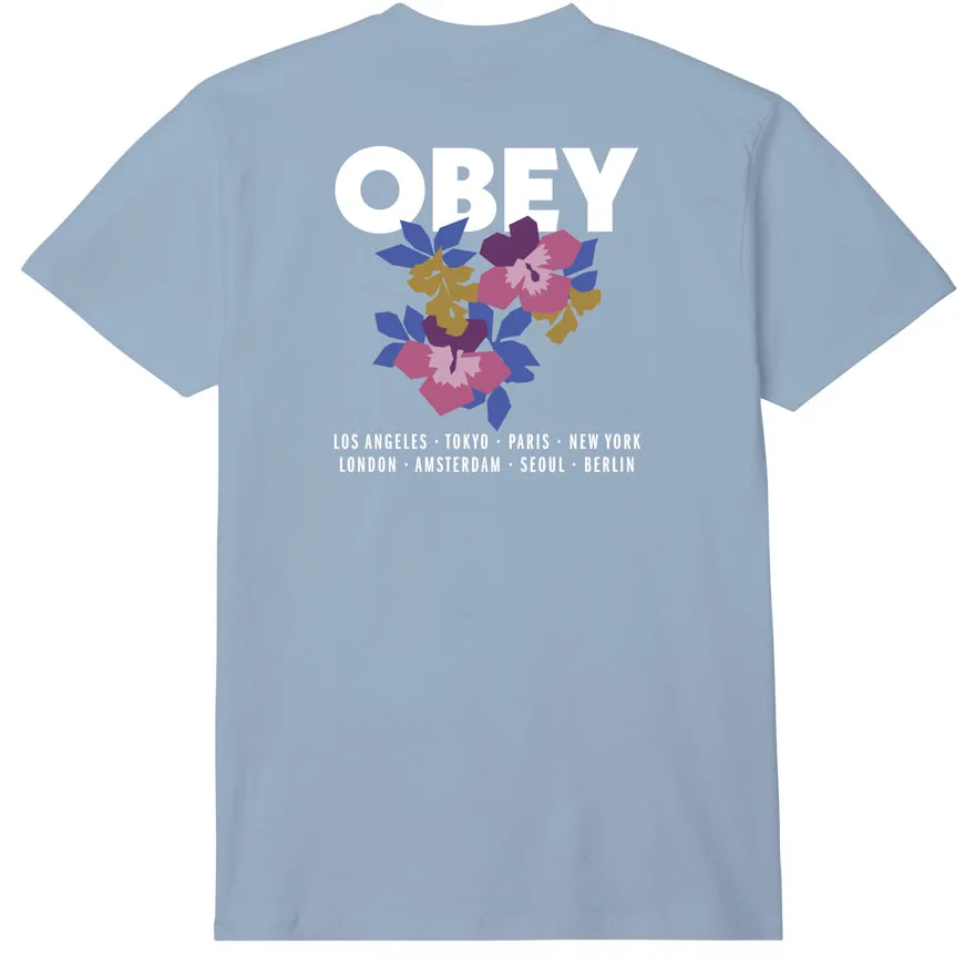 Obey floral garden tee