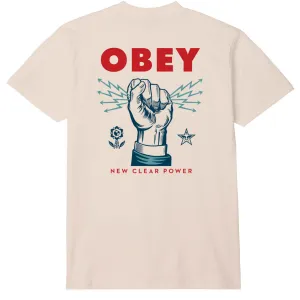 Obey new clear power tee