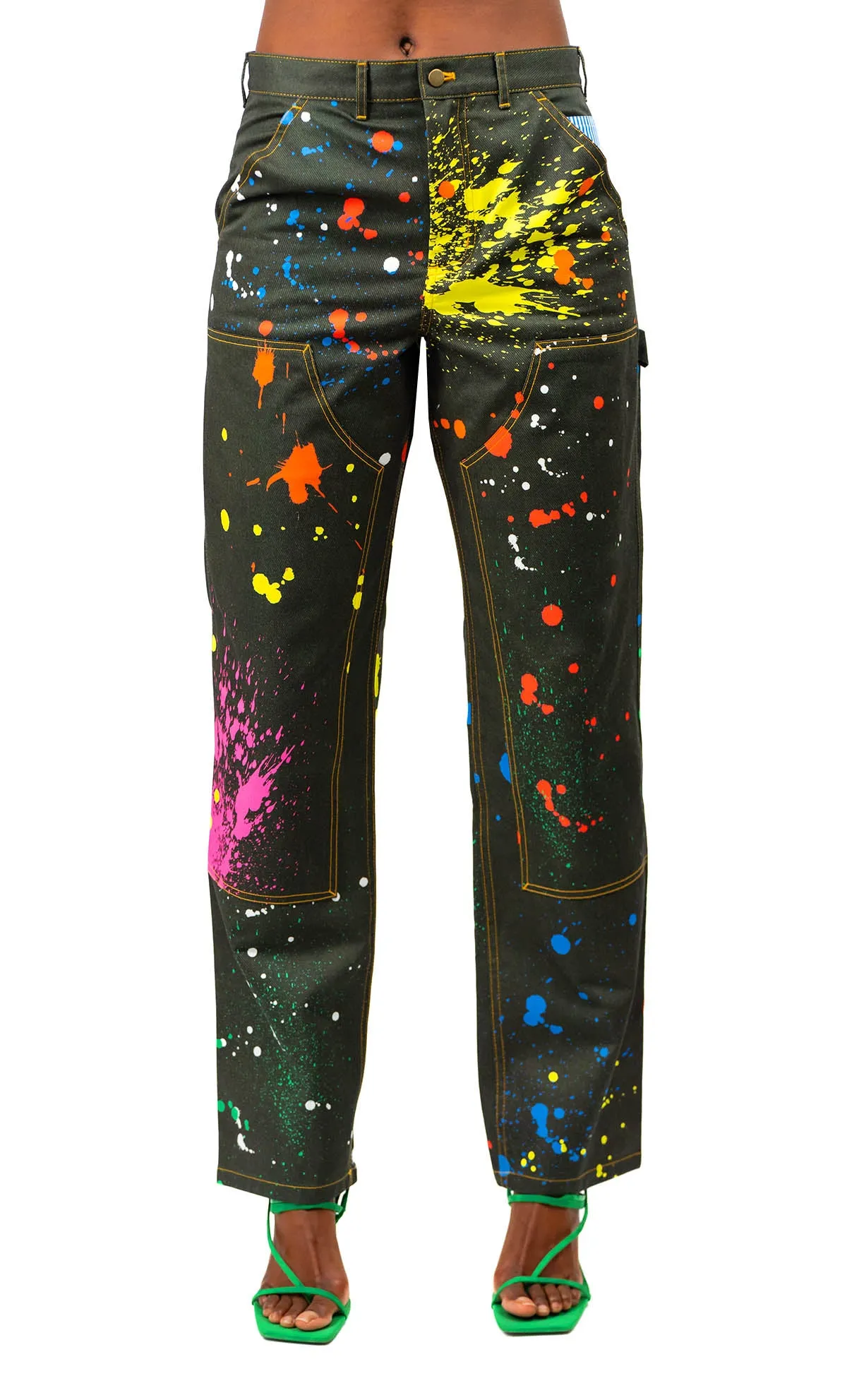 Olive Painter's Carpenter Pant