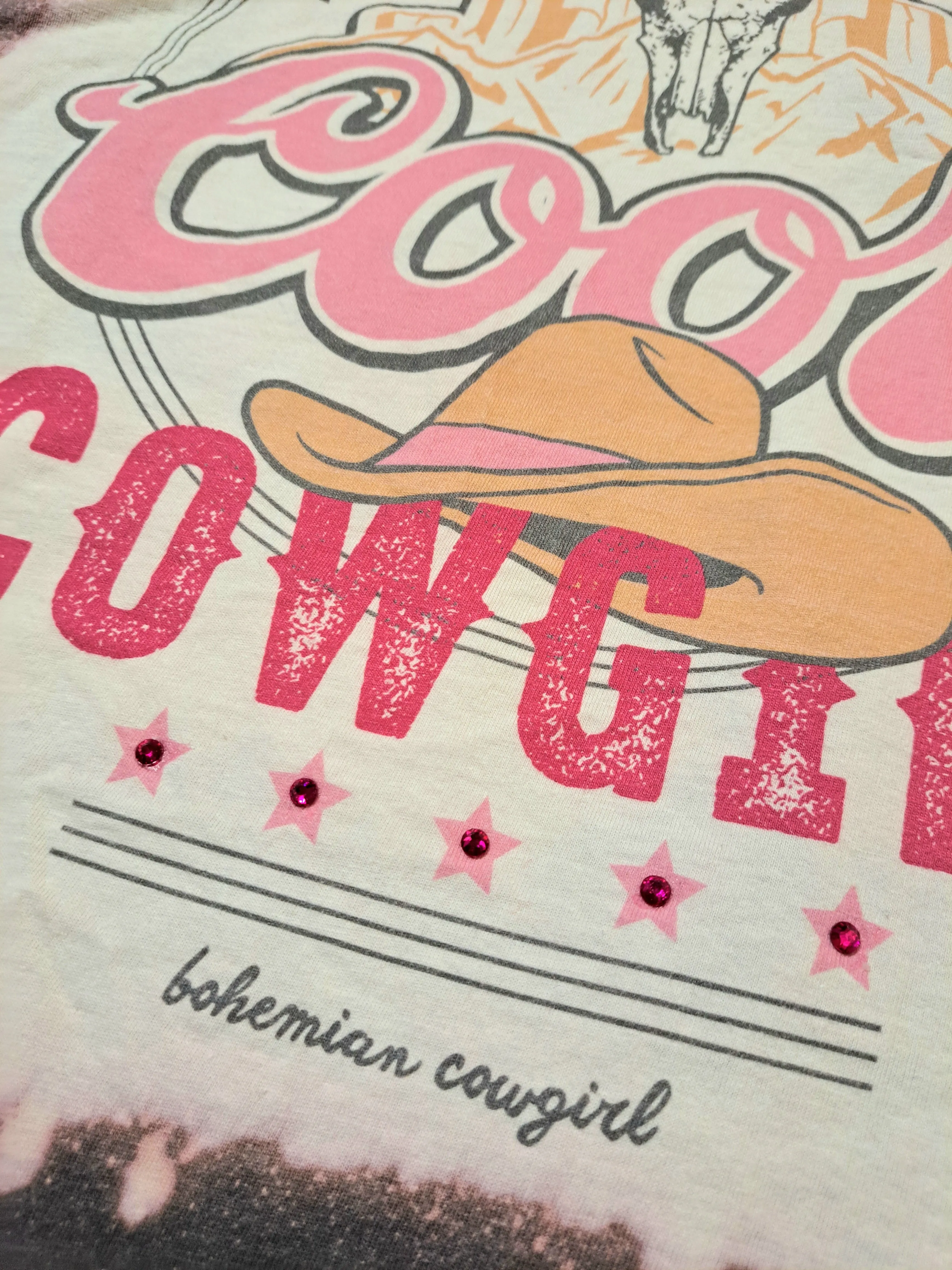 Original Coors Cowgirl Bleached T-Shirt - WS
