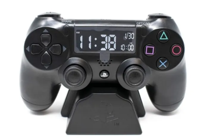 Paladone Playstation Controller Black Alarm Clock