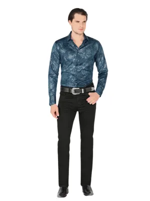 Pantalon Vaquero Stretch Boot Cut para Hombre 'Lamasini' - ID: 2847