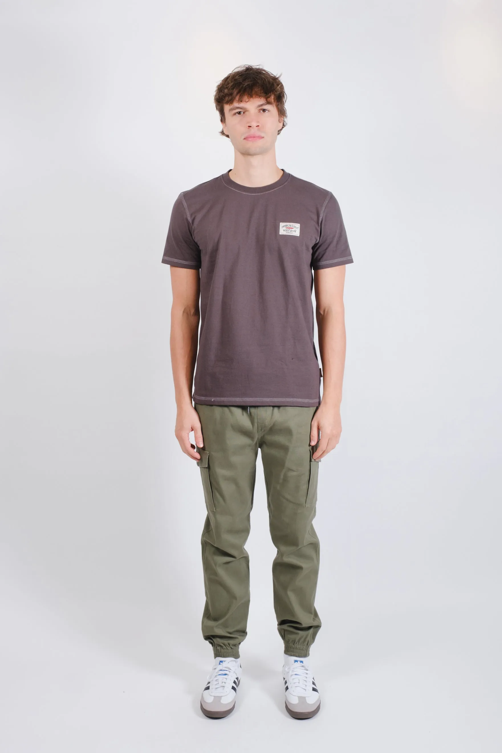 Premium Heavy Weight Contrast Stitch Tee