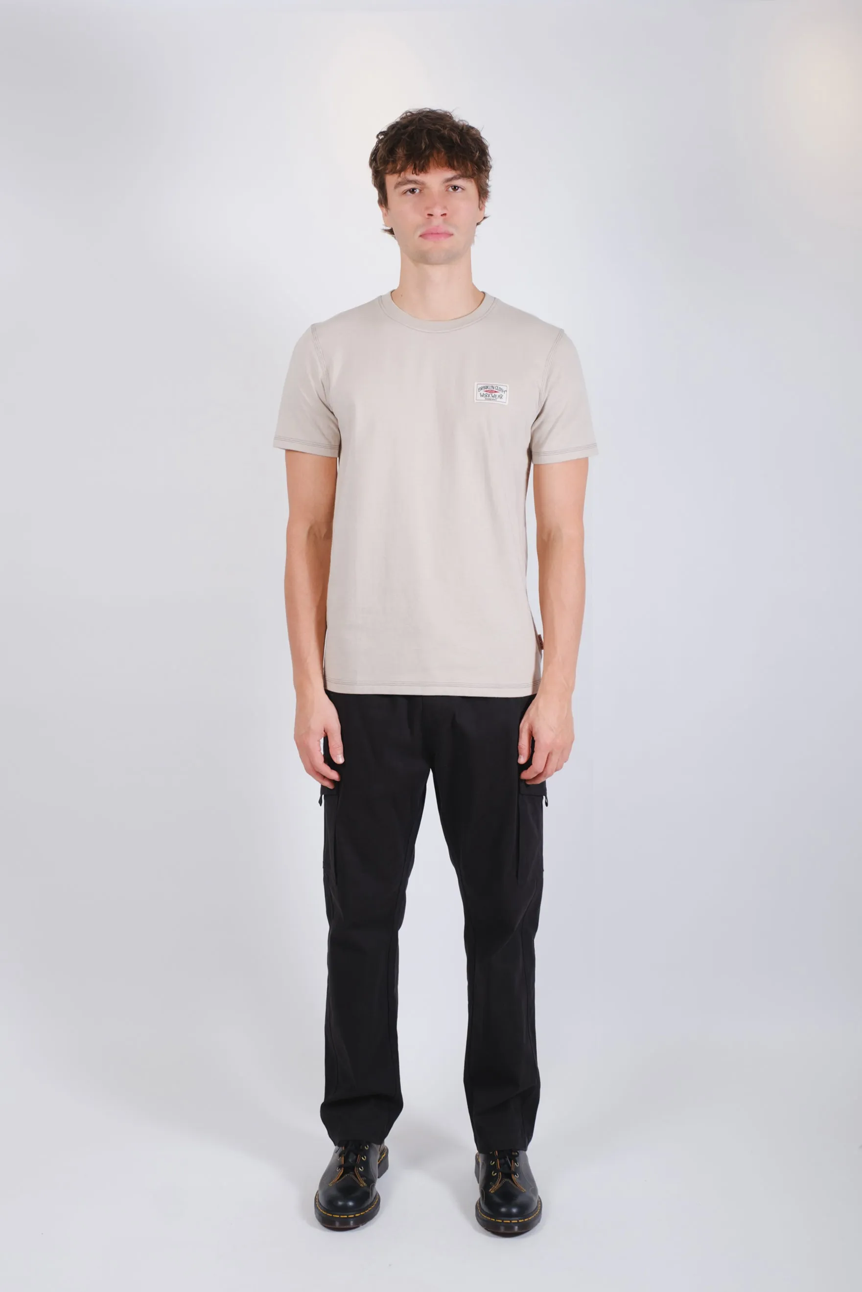 Premium Heavy Weight Contrast Stitch Tee