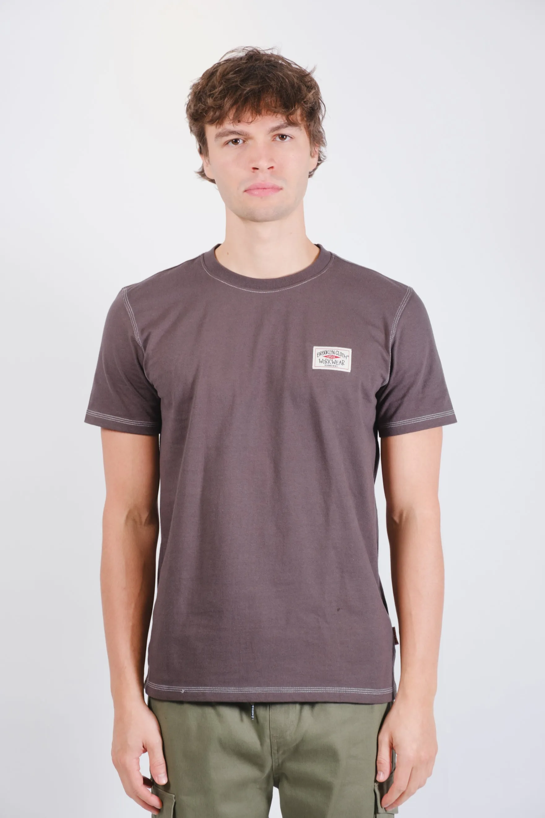 Premium Heavy Weight Contrast Stitch Tee