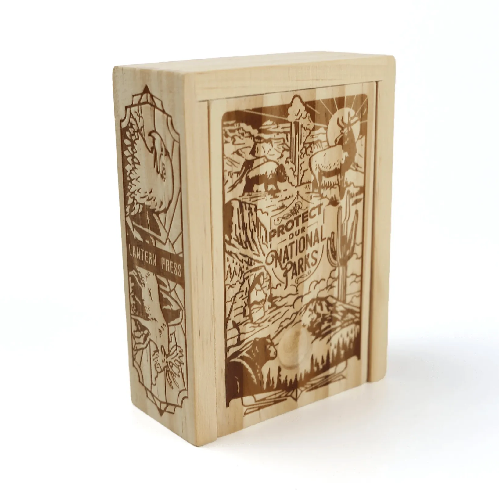 Protect Our National Parks, Playing Cards in Wooden Box