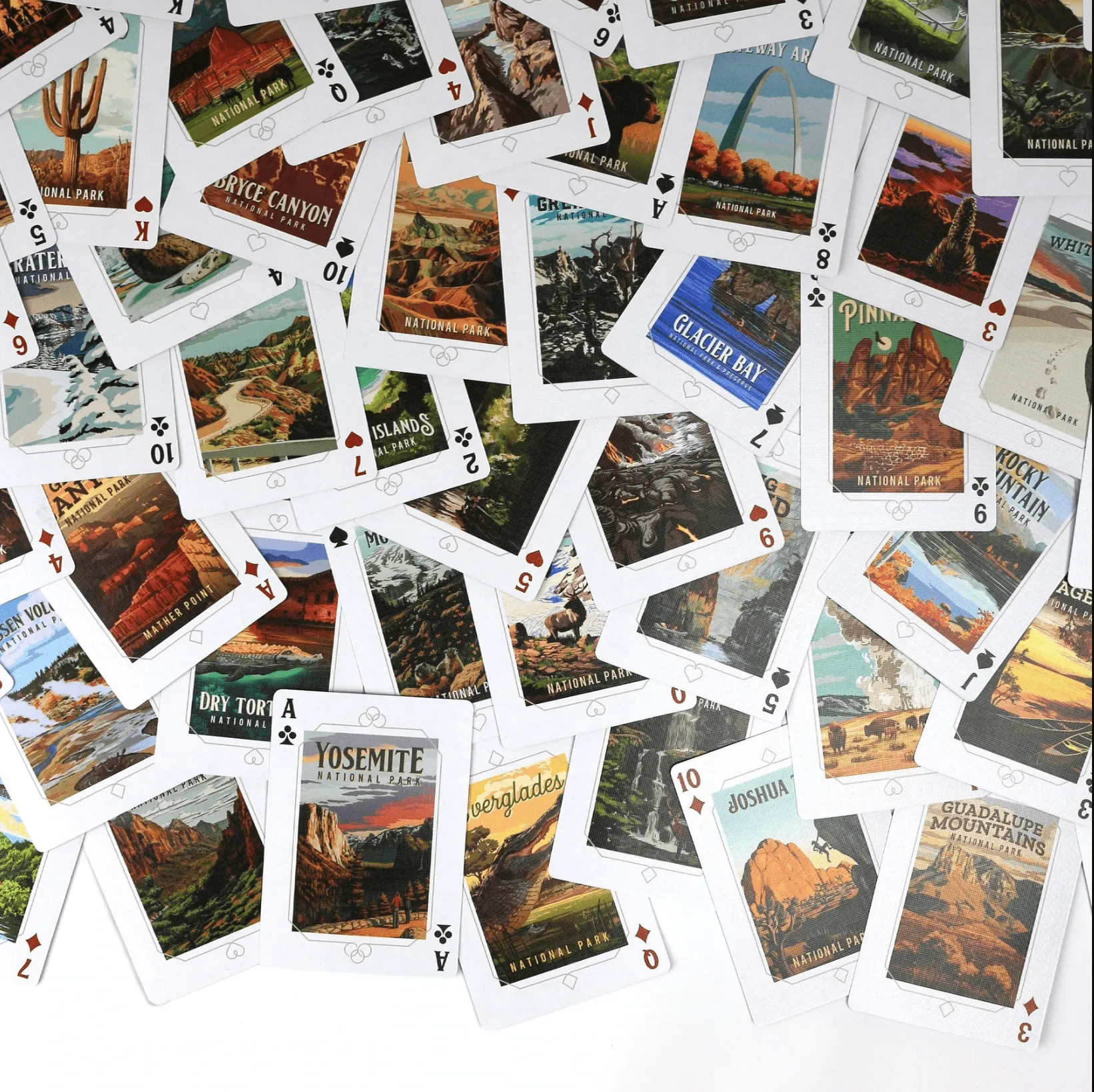 Protect Our National Parks, Playing Cards in Wooden Box
