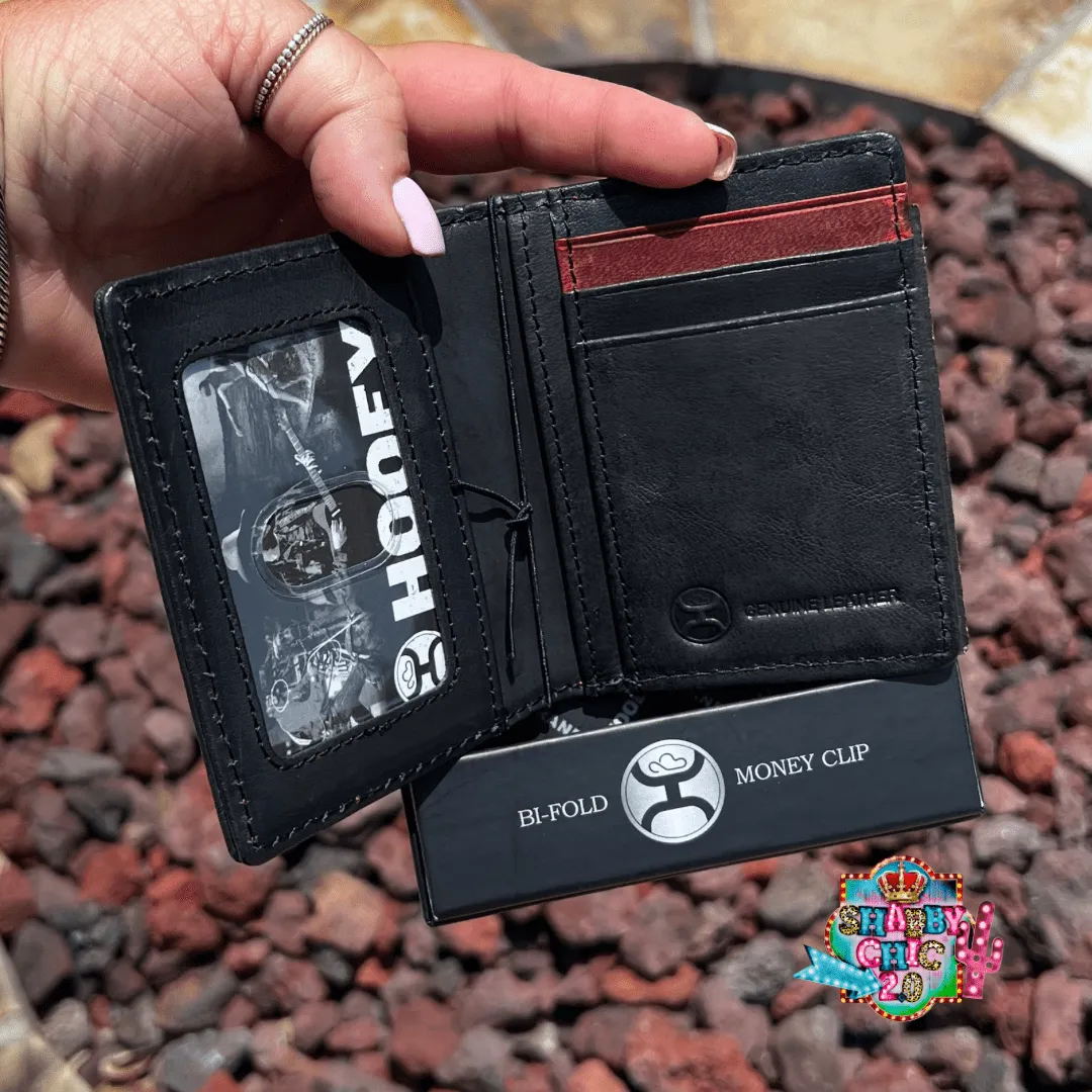 "SUNIZONA KNOCKOUT" BIFOLD MONEY CLIP BLACK W/SERAPE PRINT