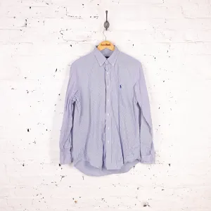 Ralph Lauren Striped Shirt - Blue - M