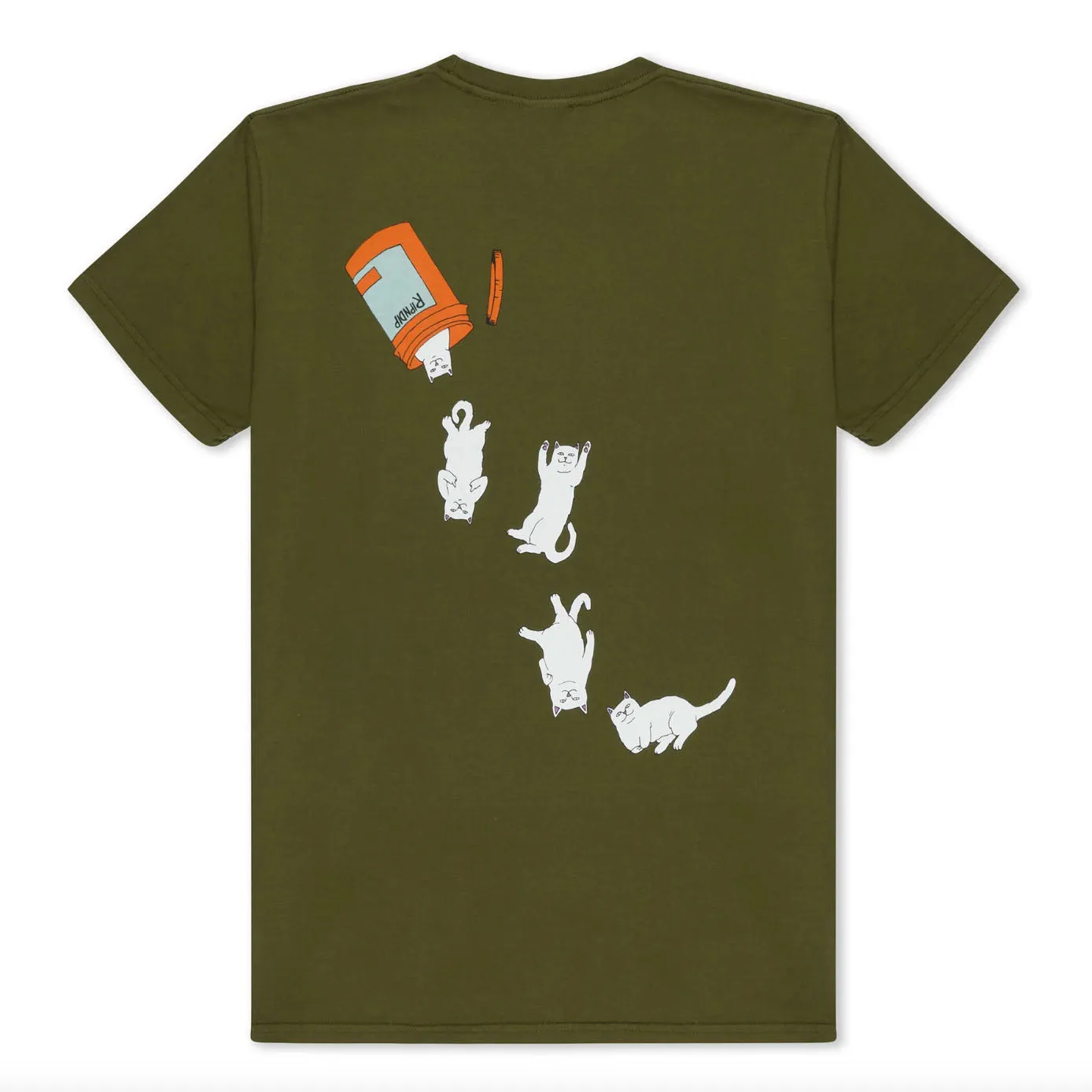 RIPNDIP Nermal Pills T-Shirt Military Green