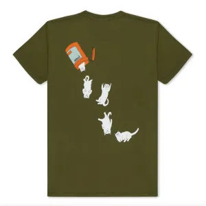 RIPNDIP Nermal Pills T-Shirt Military Green