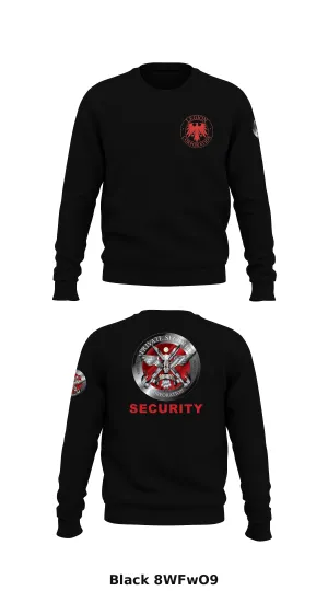 Security Guard Force Team Store 1 Core Men's Crewneck Performance Sweatshirt - 8WFwO9