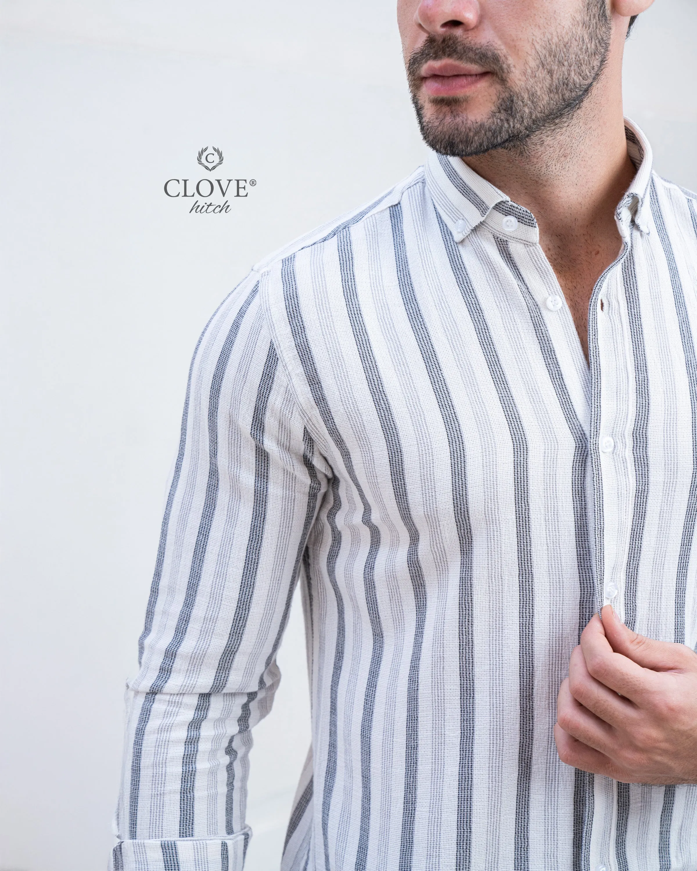 Shebeka New Striped Shirt - Black
