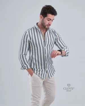 Shebeka Striped Shirt - Blue