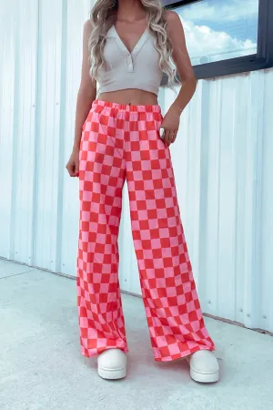 Sherbet Checkered Pants
