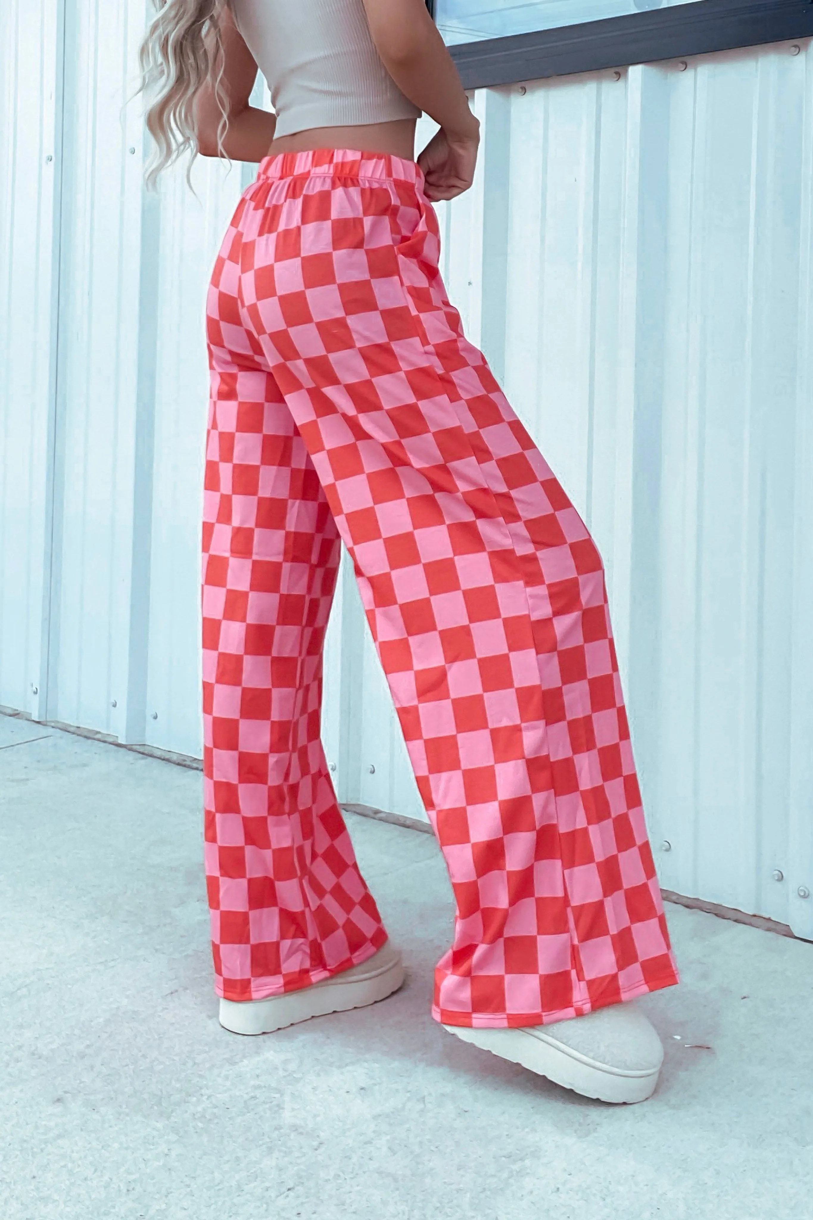 Sherbet Checkered Pants