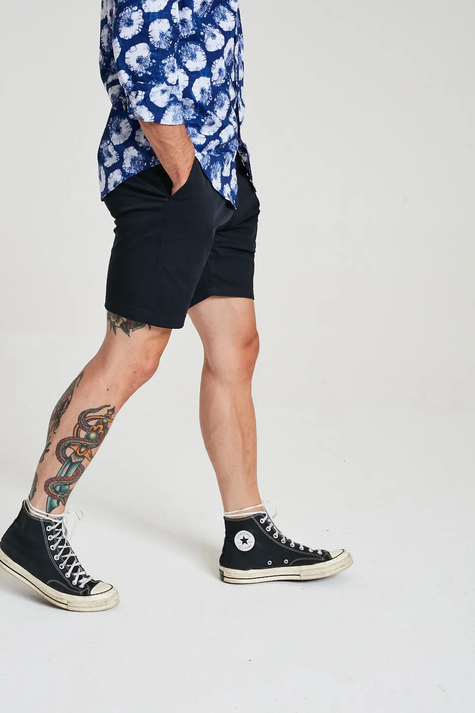 Shibori Print Shirt In Blue