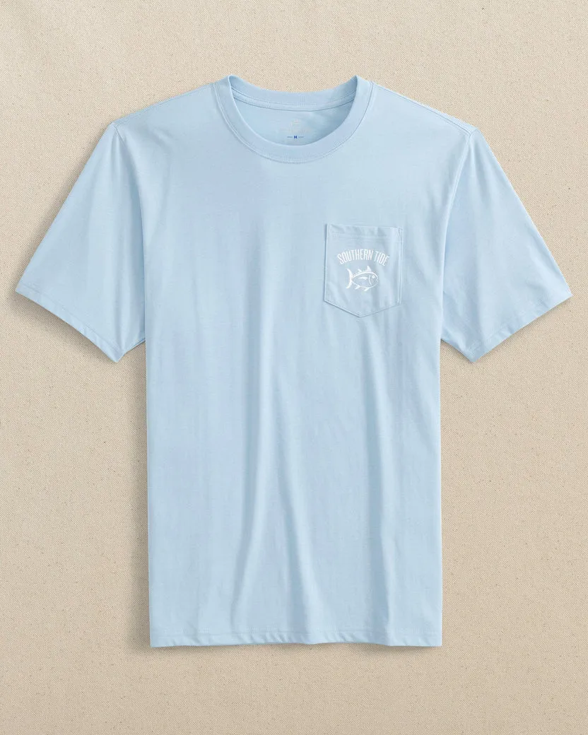 Ships and Seagulls Tee (Cerulean)
