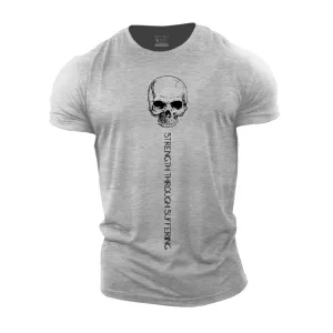 Skull Strength Cotton T-Shirt