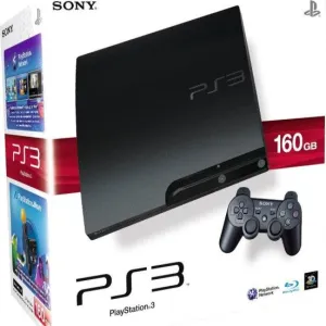 SONY PLAYSTATION 3 160GB SLIM CONSOLE WITH DUALSHOCK WIRELESS CONTROLLER