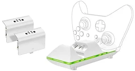 Sparkfox Xbox One S Dual Controller Charge Dock and Battery Pack