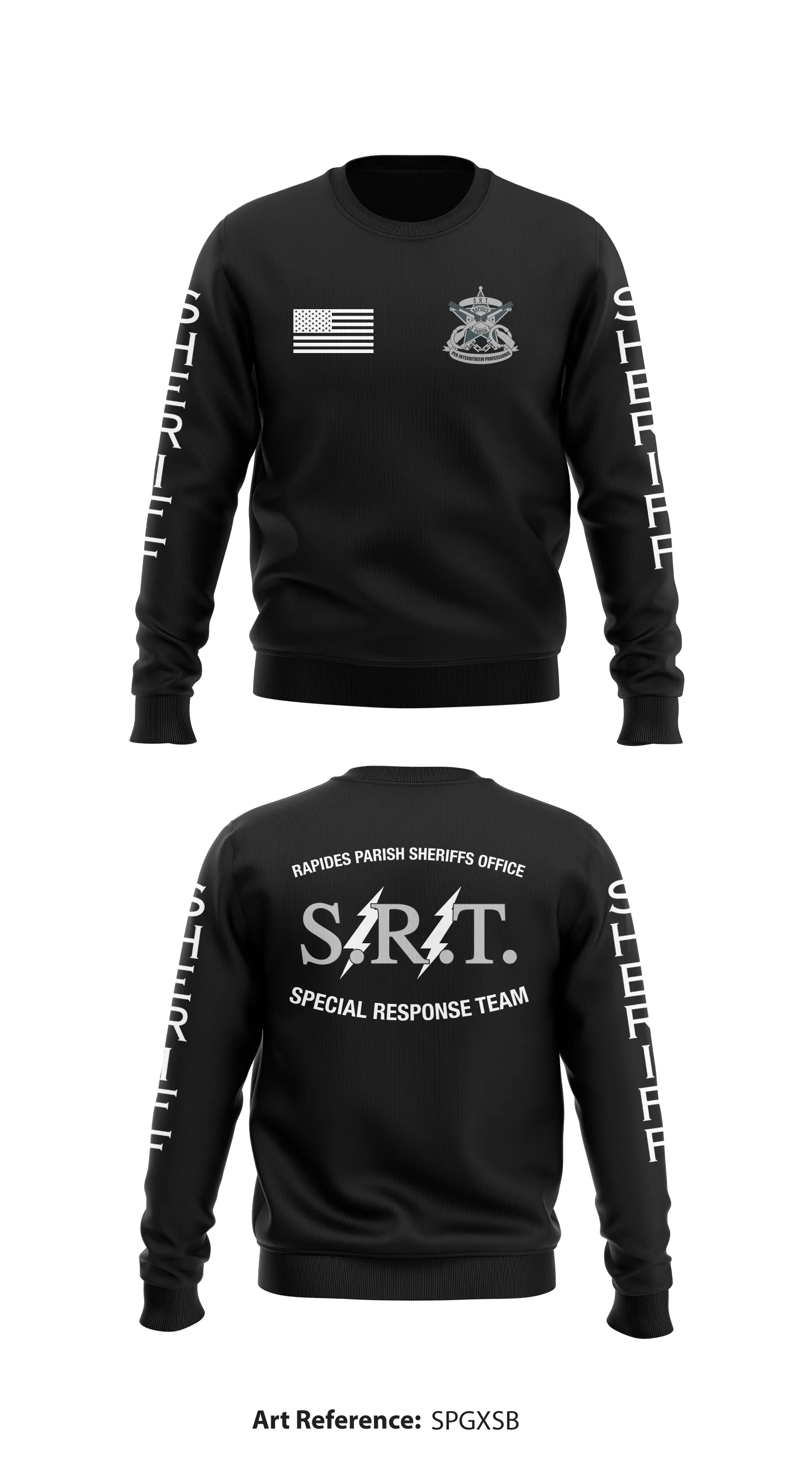 Special Response Team  Store 1 Core Men's Crewneck Performance Sweatshirt - spGxSb