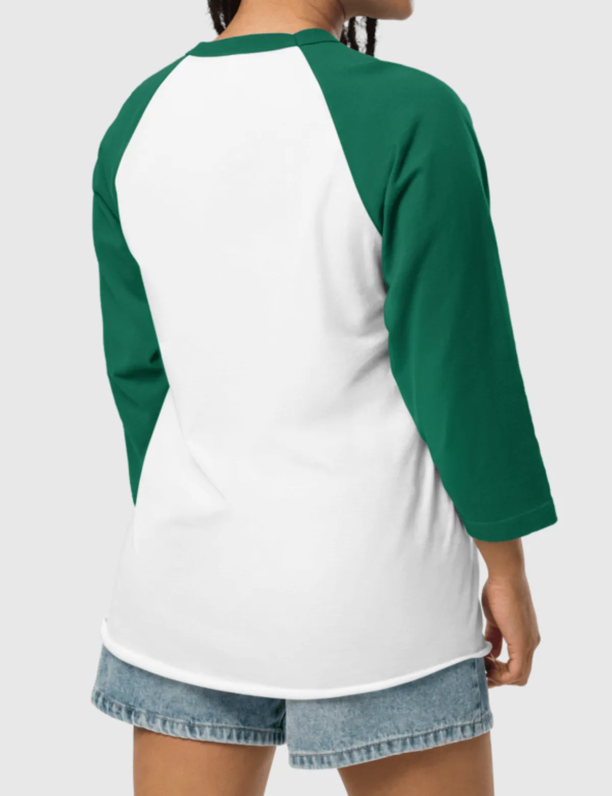 Squid Game: The Challenge Player Raglan Shirt [White/Kelly] - Player 161