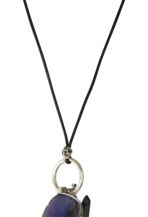 Sterling Mini Skull EyeRing Necklace