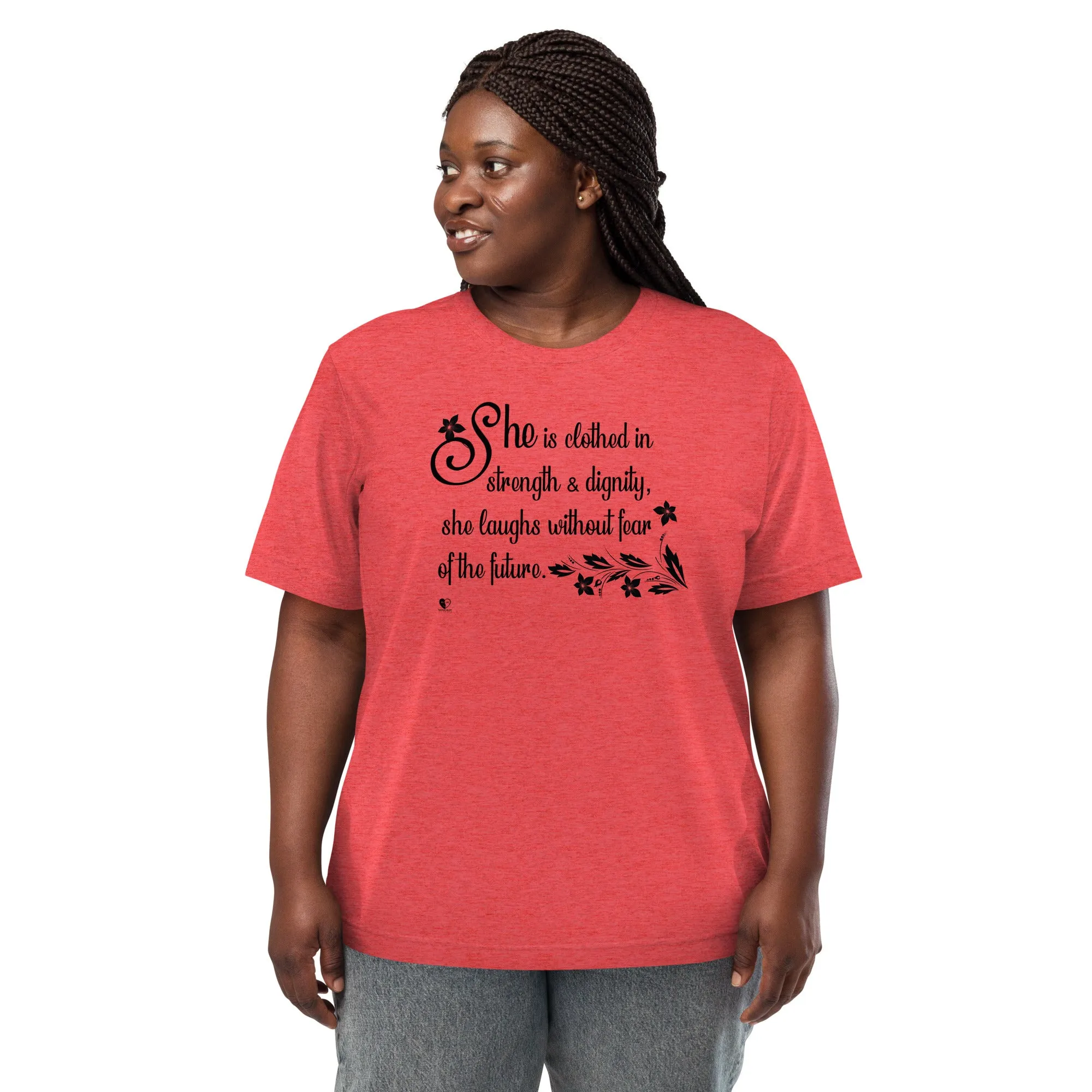 Strength & Dignity - Premium Tri-blend Short-Sleeve Unisex T-shirt