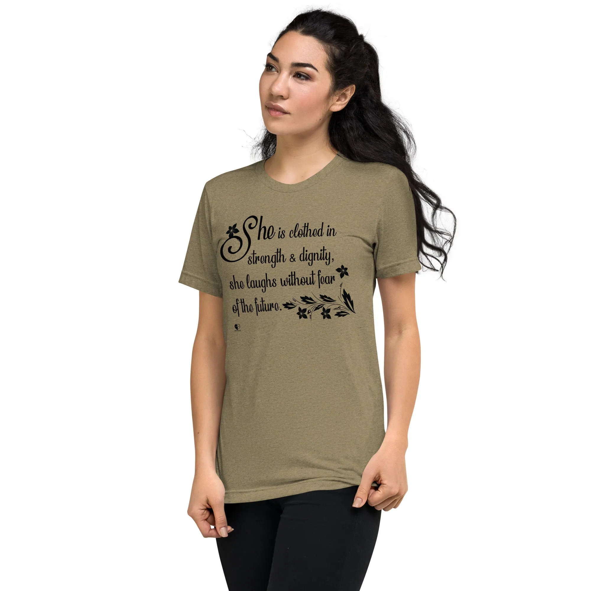 Strength & Dignity - Premium Tri-blend Short-Sleeve Unisex T-shirt