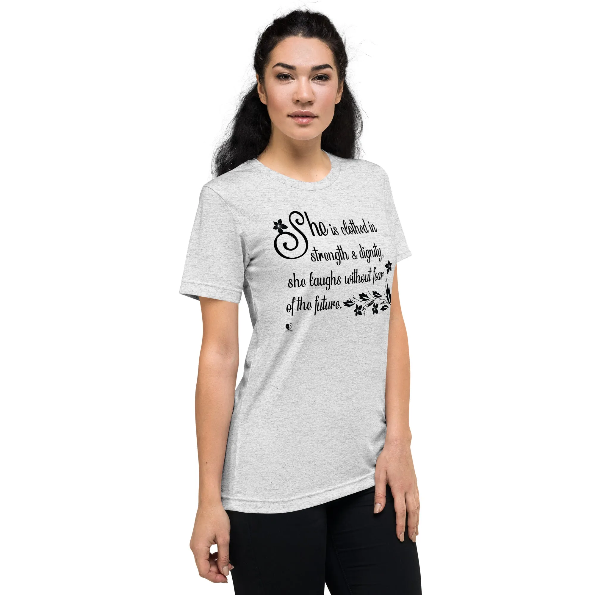 Strength & Dignity - Premium Tri-blend Short-Sleeve Unisex T-shirt