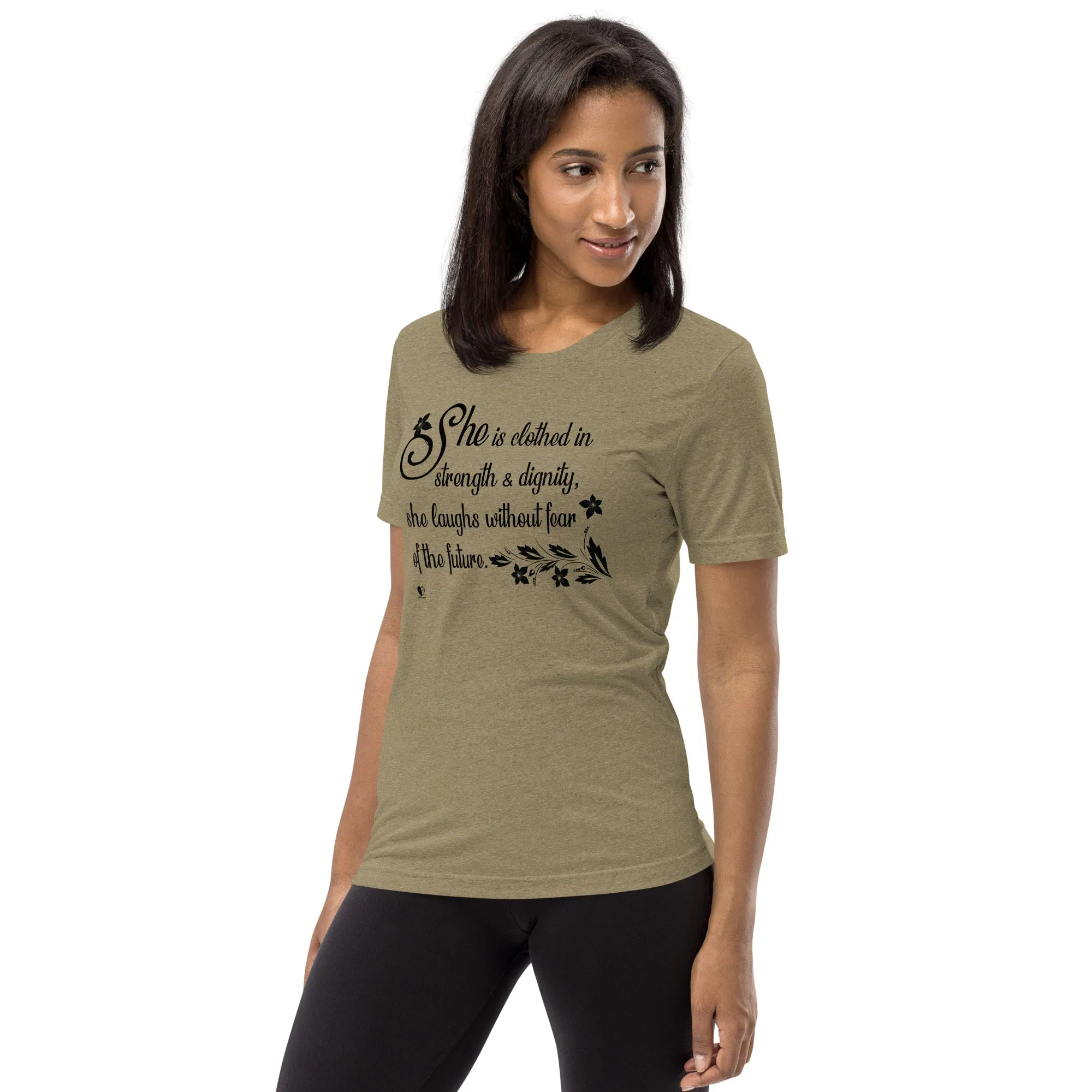 Strength & Dignity - Premium Tri-blend Short-Sleeve Unisex T-shirt