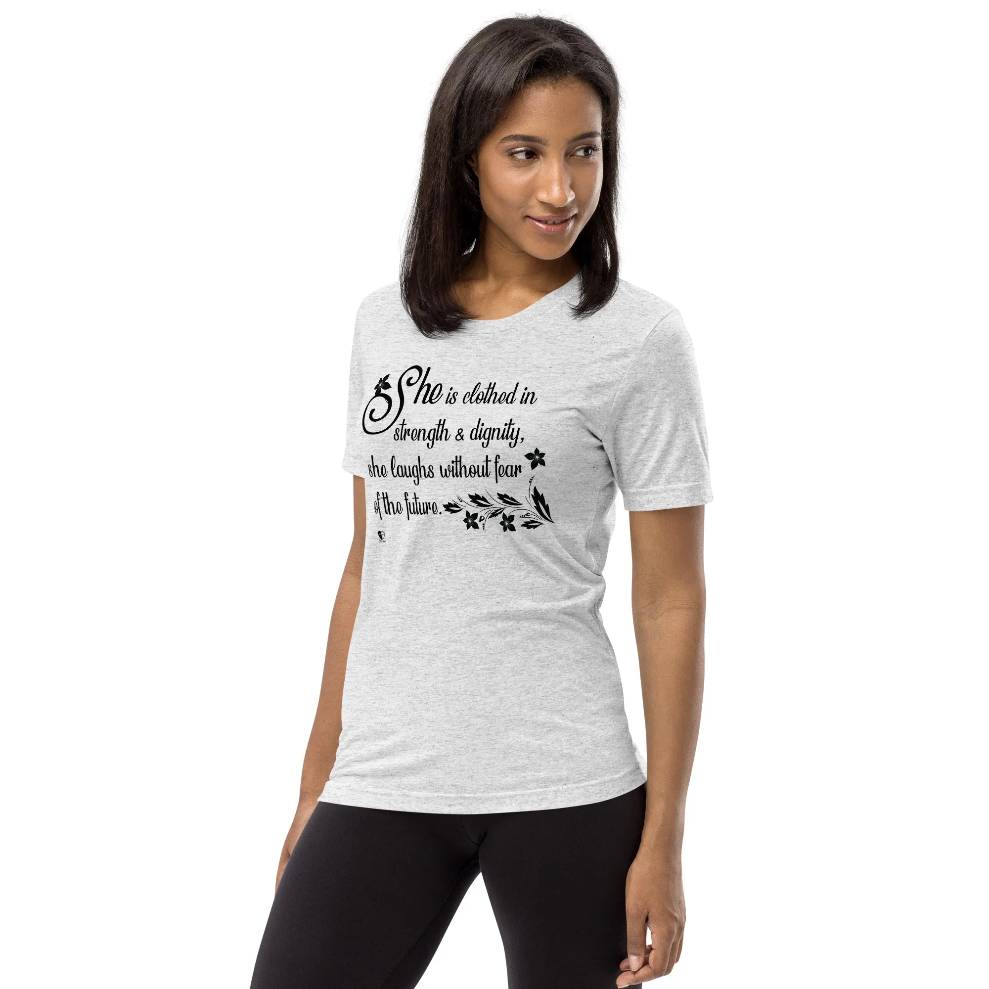 Strength & Dignity - Premium Tri-blend Short-Sleeve Unisex T-shirt