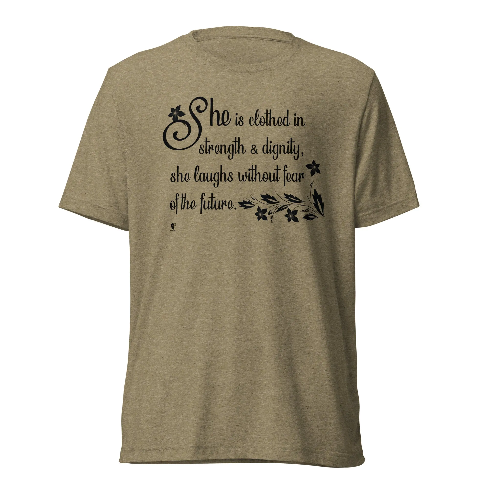 Strength & Dignity - Premium Tri-blend Short-Sleeve Unisex T-shirt