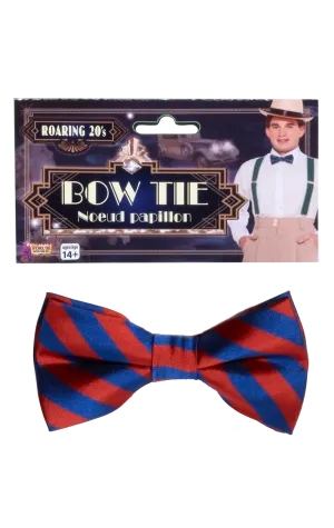 Striped Bow Tie Accessory