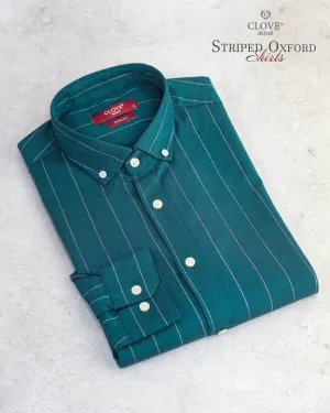 Striped Oxford Shirt - Genzari