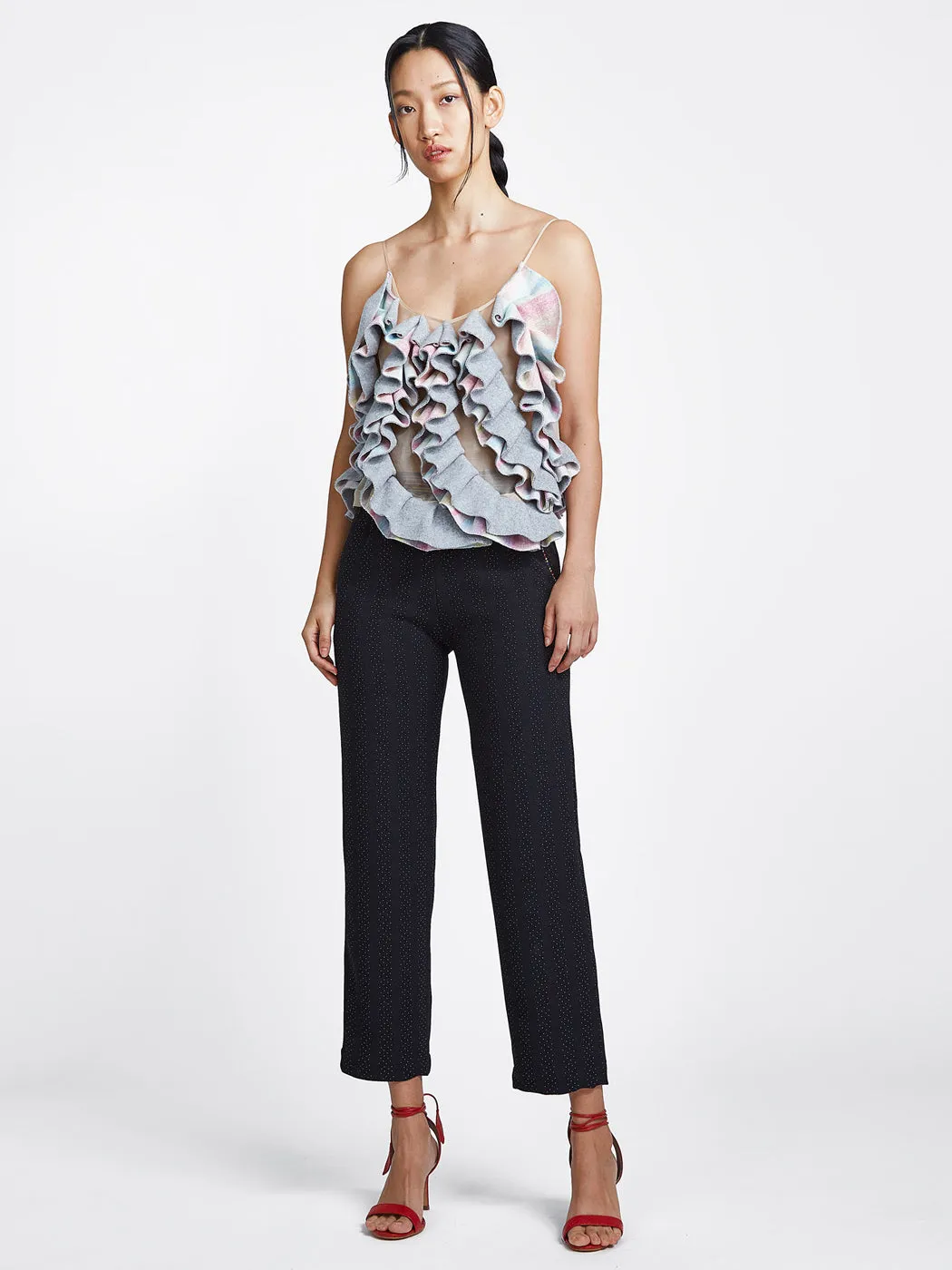 Striped Pin Dot Pants