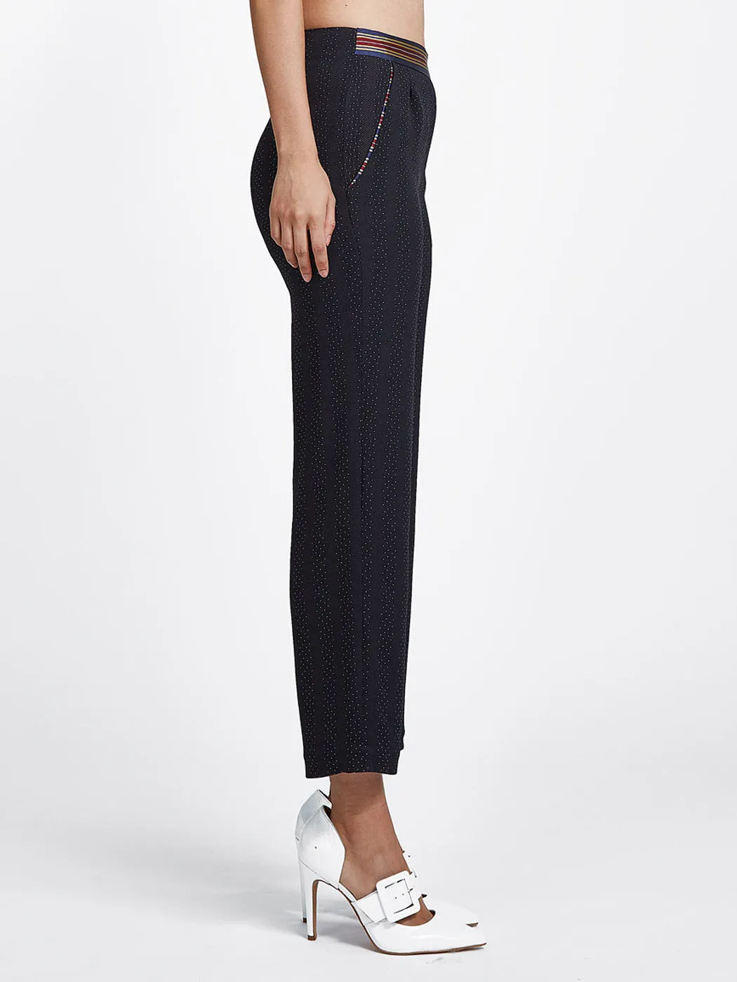Striped Pin Dot Pants