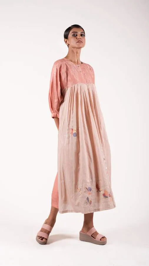 Studio Medium   I   Floral Jamdani Poppy Kaftan Co-Ord Set
