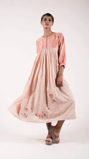 Studio Medium   I   Floral Jamdani Poppy Kaftan Co-Ord Set
