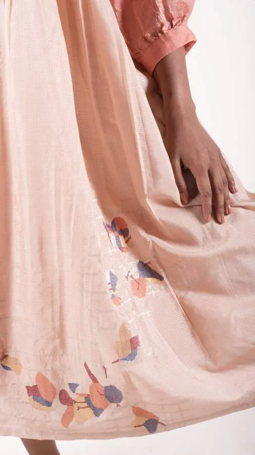 Studio Medium   I   Floral Jamdani Poppy Kaftan Co-Ord Set