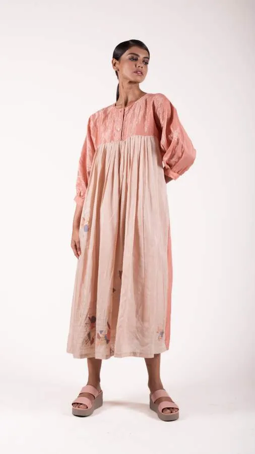 Studio Medium   I   Floral Jamdani Poppy Kaftan Co-Ord Set