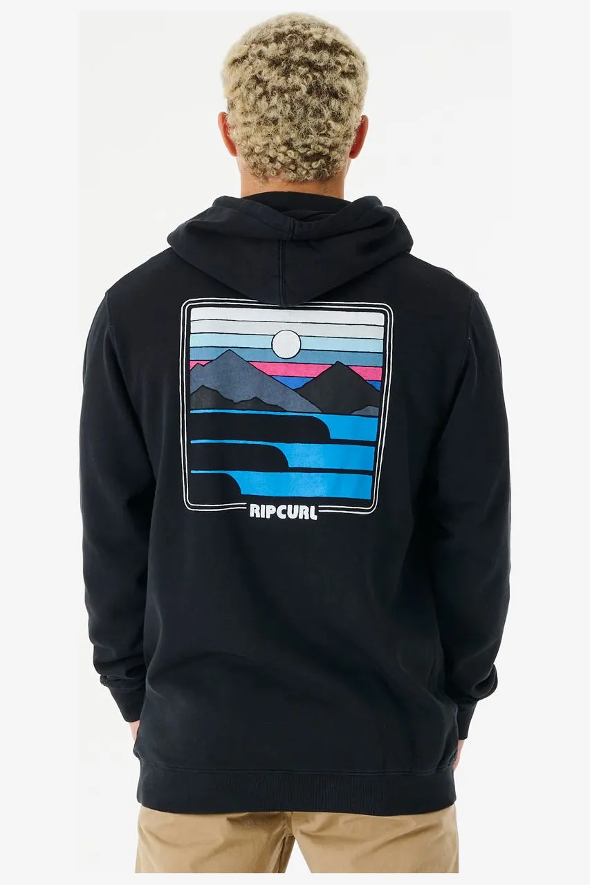 SURF REVIVAL HOOD - BLACK
