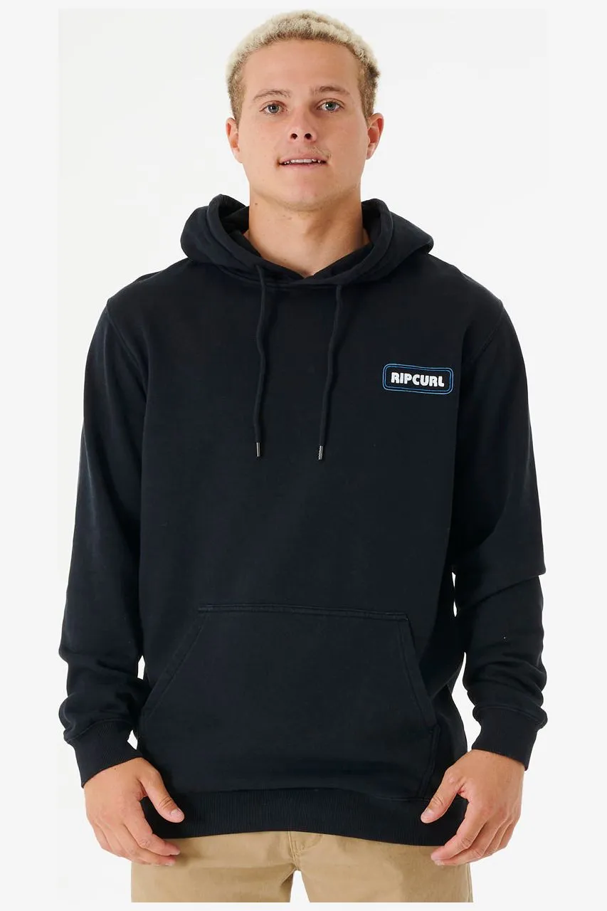 SURF REVIVAL HOOD - BLACK